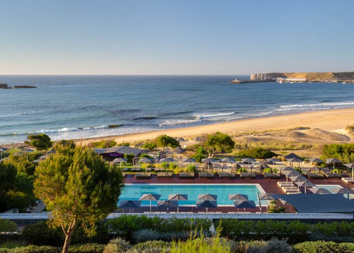 Martinhal Sagres view over the pool